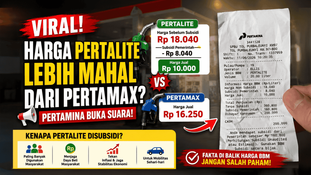 Harga Pertalite Subsidi Lebih Mahal dari Pertamax