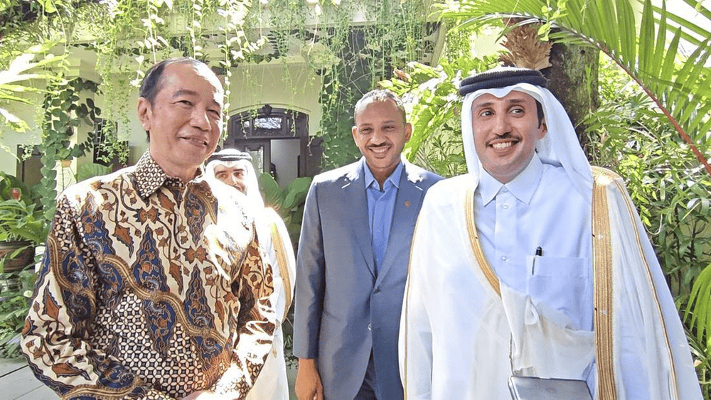 Jokowi dan Dubes Qatar Sultan Bin Mubarak Saad Al Dosari di Solo 2026