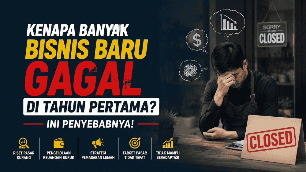 Kenapa Banyak Bisnis Baru Gagal di Tahun Pertama