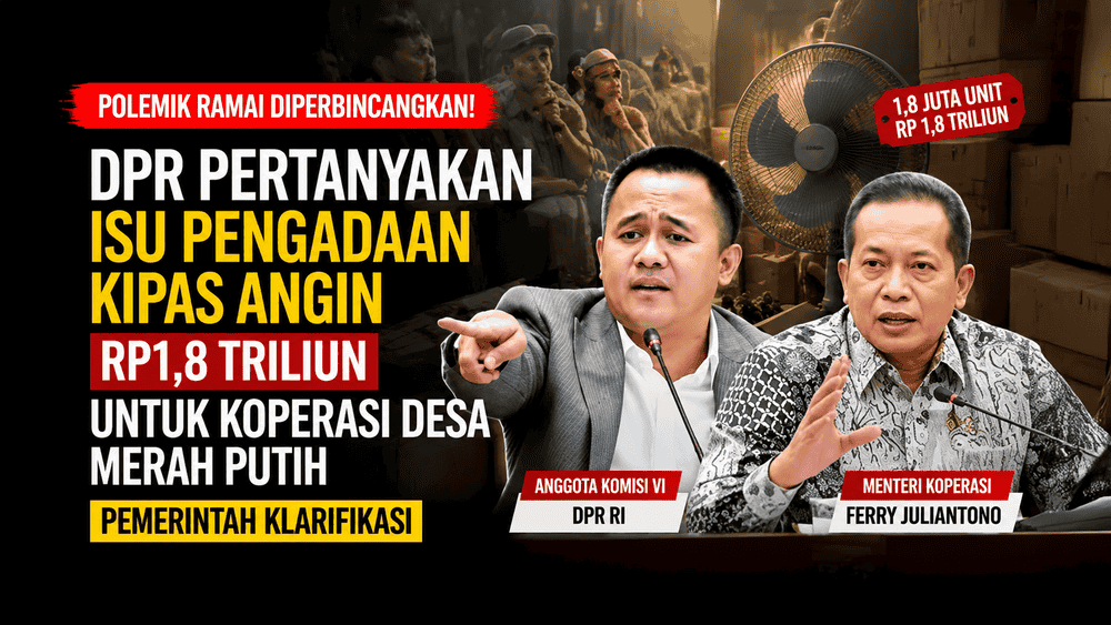 Pengadaan Kipas Angin Koperasi Desa Merah Putih