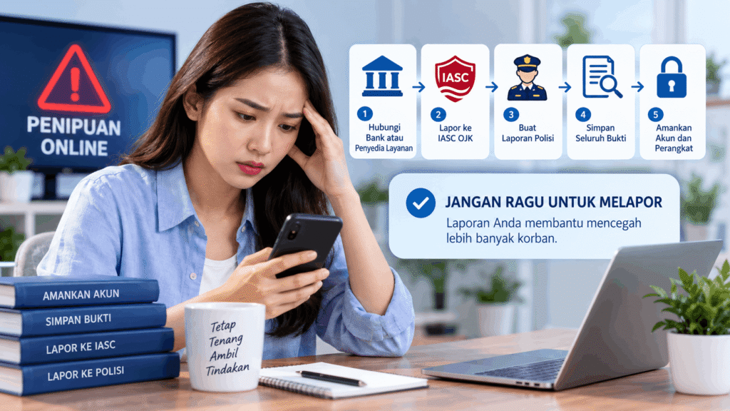 Apa yang Harus Dilakukan Jika Terlanjur Menjadi Korban Penipuan Online?