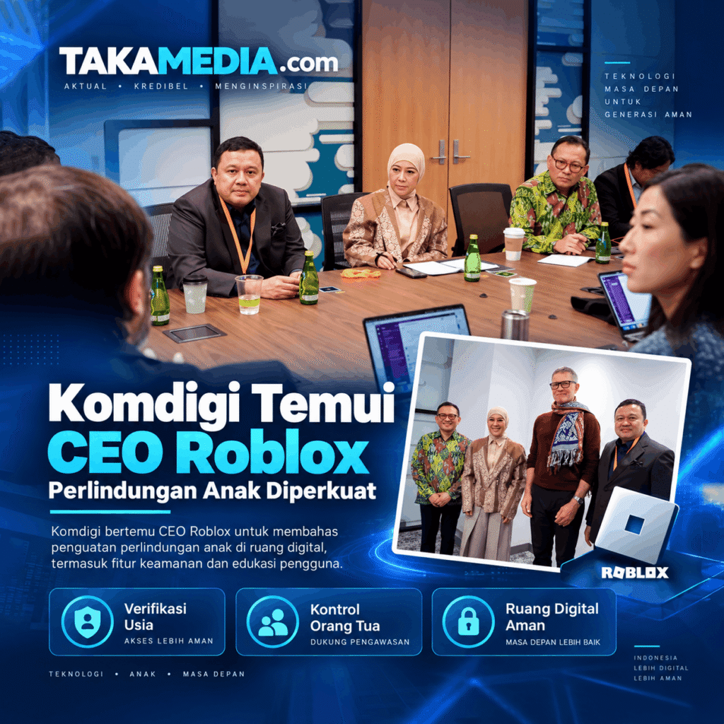 Komdigi Temui CEO Roblox, Minta Perlindungan Anak di Indonesia Diperkuat