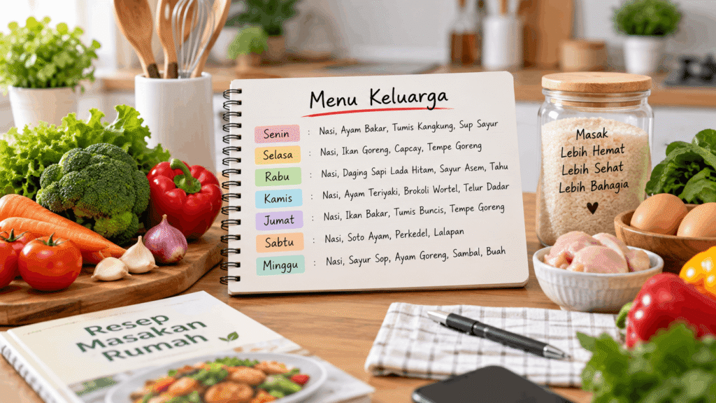 Rencanakan menu makanan keluarga
