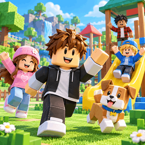 Ilustrasi Roblox Kids