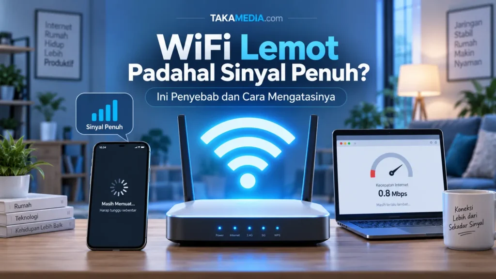 WiFi Lemot Padahal Sinyal Penuh